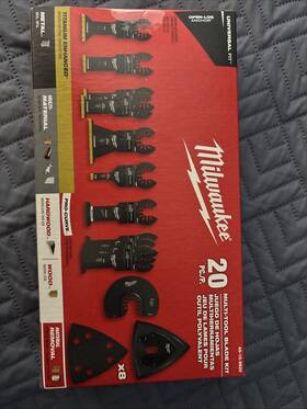 49-10-9920 Milwaukee Multi-tool Blade Kit Brand New Genuine Made In Usa Retail