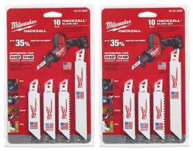 49-22-0220 Milwaukee 49-22-022 3/4in W Hackzall Tm Blade Set 2 Pack Sold As 20