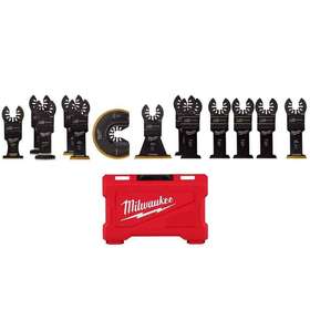 49-25-1103w-49-10-9113 Milwaukee Oscillating Tool Attachment Multitool Blade Set Highcarbon Steel 13pc