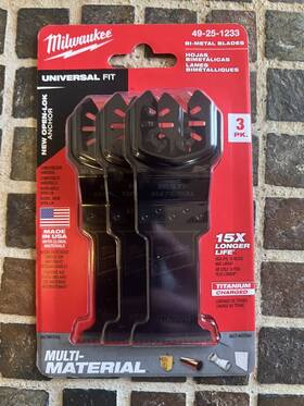 49-25-1233 Milwaukee Oscillating Blades 3-pack