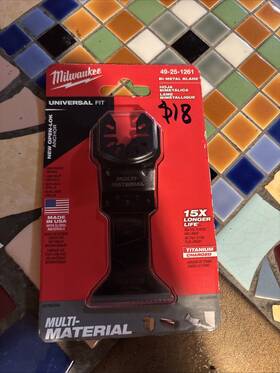 49-25-1261 Milwaukee Titanium Oscillating Bi-metal Blade