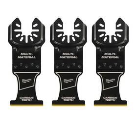 49-25-1523 Milwaukee 1-3/8 Inch Carbide Universal Fit Extreme Multi-tool 3-pack Blade New