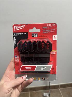 49-25-1526 Milwaukee Old Osicalating Blades 5 Piece Pk A Three Blade Lg Blad
