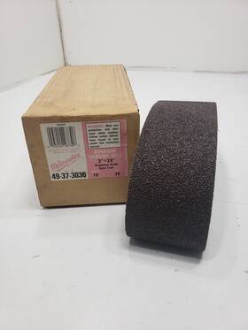 49-37-3036 Milwaukee Lot Of 10 Sanding Belt 3 Inch X 24 36 Grit Belts New Open Box