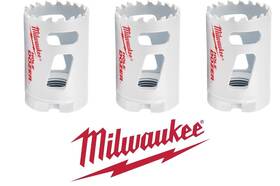 49-56-0082 Milwaukee 3 New - 1-1/2 Inch Ice Hardened Bi-metal Hole Saw