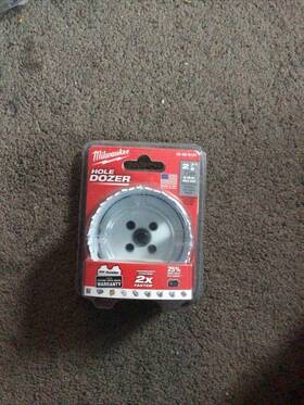 49-56-0167 Milwaukee 2-7/8-inch Ice Hardened Hole Saw