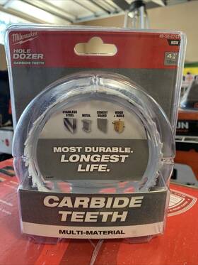 49-56-0743 Milwaukee Hole Dozer 105 Mm 4-1/8 Inch Saw With Carbide Teeth