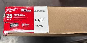 49-56-5120 Milwaukee 25pk Of 1-1/8 Inch Hole Dozer Bi-metal Saws -