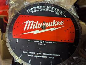49-93-7540 Milwaukee Diamond Ultra Segmented Saw Blade 14 Inch Concrete Cutting