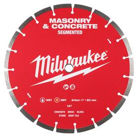 49-93-9314 Milwaukee 14 Inch Segmented Masonry/concrete Diamond Blade