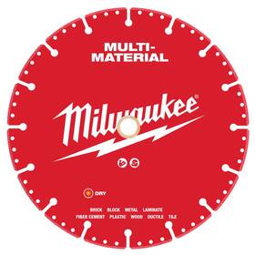 49-93-9609 Milwaukee 9 Inch Multi-material Diamond Blade With Vented Segment