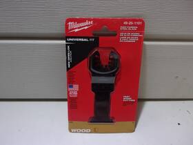 49251101 Milwaukee Multi-tool High Carbon Steel Blade Cutting Wood #