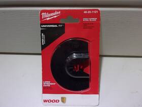 49251121 Milwaukee Multi-tool High Carbon Steel Blade For Cutting Wood #