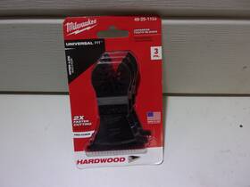49251153 Milwaukee 3 Multi-tool Japanese Teeth Blades For Cutting Hardwood #
