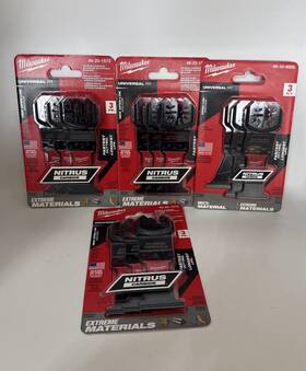 49-25-1573 Milwaukee 49251573 4x 12 Nitrus Carbide Extreme Materials Oscillating Blades