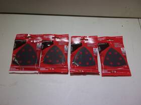 49252120 Milwaukee 4pk. Multi-tool 3-1/2 Inch Sandpaper 120 Grit-24 Total Pieces #
