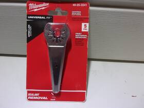 49252241 Milwaukee 5pc. Multi-tool Blades For Sealant Removal #