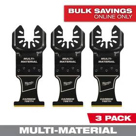 Milwaukee 705353392306 1-3/8 Inch Carbide Universal Fit Extreme Wood And Metal Cutting Multi-tool Oscill