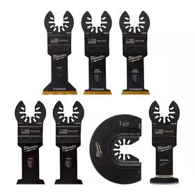 Milwaukee 726084589124 Oscillating Multi-tool Blade Kit 7-piece