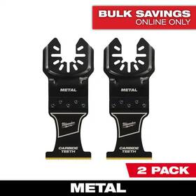 Milwaukee 726084733046 1-3/8 Inch Carbide Universal Fit Extreme Metal Cutting Multi-tool Oscillating Bla