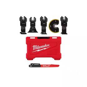 Milwaukee 744110953527 Oscillating Multi-tool Blade Kit 8-piece With Inkzall Black Jobsite Permanent Ma