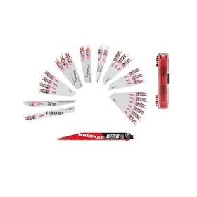 Milwaukee 882346309111 Nail-embedded Wood And Metal Cutting Bi-metal Reciprocating Saw Blade Set 26-pc