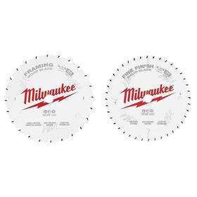 Milwaukee 888234568929 6-1/2 Inch Fine Finish Circular Saw Blade 2-pack