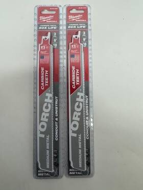 48-00-5352 Milwaukee Electric 3 Pack - 9 Inch 10tpi Torch Blade