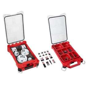 49-22-5606-48-32-4082 Milwaukee Hole Saw 3/8 In. Compact Low-profile Hex Shank Bi-metal 110-piece