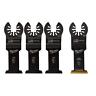49-25-1103w Milwaukee Multi-tool Oscillating Blade Set 4-piece 1-3/8in. High Carbon Steel