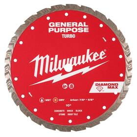 49-93-9110 Milwaukee Tool 10 Inch Diamond Max Turbo General Purpose Blade