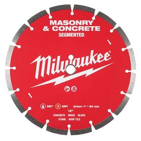 49-93-9312 Milwaukee Tool 12 Inch Segmented Masonry And Concrete Diamond Blade