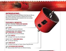 Mhs36 Mk Morse 050326177368 5.1cm - 0.6cm Bi-metal Hole Saw Diameter