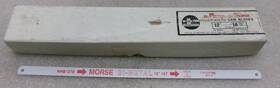 Hhb1218 Morse 12 X 1/2 .025 Inch Hand Hack Saw Blades Bi-metal 18t Lot Of 10 #376b