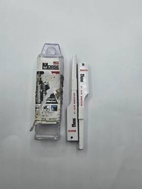 Rba418 Morse Qty 25 4 Inch X18 Tpi Air Saw Pneumatic Reciprocating Blade