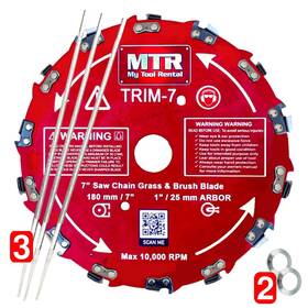 Mtr 197644827329 Saw Chain Tooth Brush Cutter Blades Circular Blade Weed Eater Trim