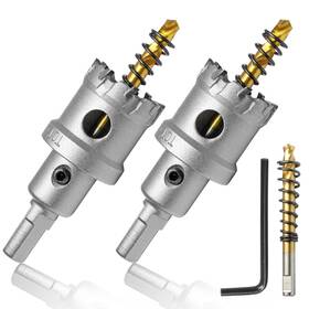 Qzd240817004 Murtenze 3pcs Tct Hole Saw Set For 1-1/4 Inch Heavy Duty Tungsten Carbide Tip