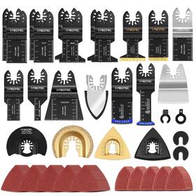 Jpwyb102p Neo-tec 102pcs Universal Oscillating Saw Blades Multi Tool Kit Quick R