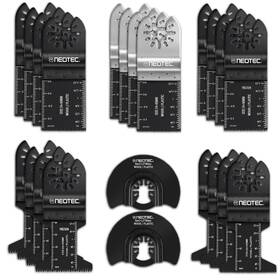 Jpwyb24p Neo-tec 24pcs Universal Oscillating Saw Blades Multi Tool Kit Quick Release Sa