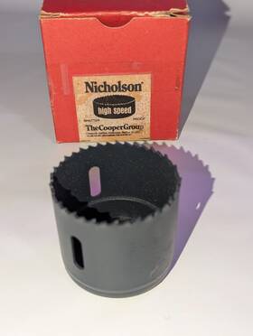 81233 Nicholson 2 1/18 Inch Hss Hole Saw New