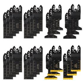 Nkf 766683884909 28pcs Oscillating Saw Blades Universal Titanium Multitool Fit Wood Pl