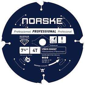 Ncsbp282 Norke Tools Ltd Norske 7-1/4 In 4 T Polycrystalline Pcd Hardie Fiber Cement Blade