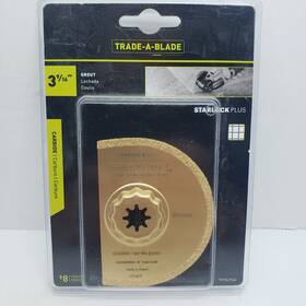 Totslp344 Norke Tools Ltd Trade-a-blade Norske 3-9/16 Inch Carbide Grout Removal Blade Starlock Plus