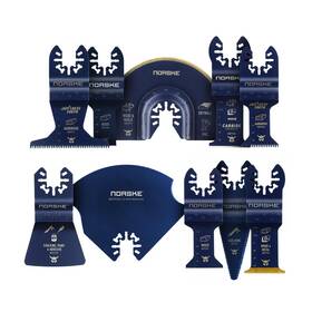 Notp268 Norske 628204630689 Tools 10pcs Handyman Essentical Oscillating Tool Accessory Set