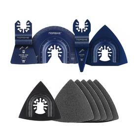 Notp269 Norske 628204630696 Tools 10pcs Bathroom Reno Oscillating Tool Accessory Set