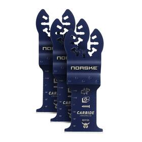 Notp283 Norske 628204630832 Tools 1-1/4 Inch Carbide Blade 3/pack Oscillating Tool Accessories O