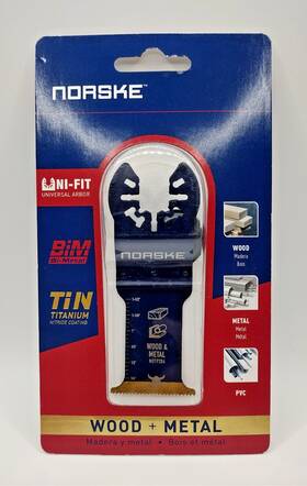 Notp204 Norske Universal Bi-metal Wood And Metal Oscillating Blade