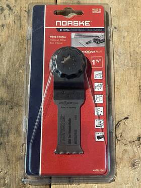 Notp207 Norske 1-1/8 Inch Uni-fit Wood Cutting Japanese Tooth Oscillating Blade