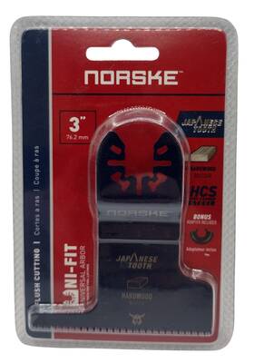 Notp213 Norske 3 Inch Flush Cut Japanese Tooth Oscillating Multi Tool Blade For Wood
