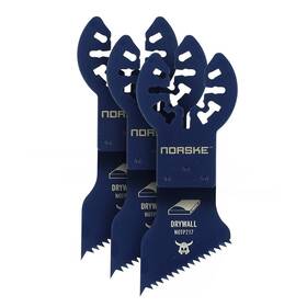 Notp285 Norske Tools Drywall Cutting Blade 3/pack Oscillating Tool Accesso